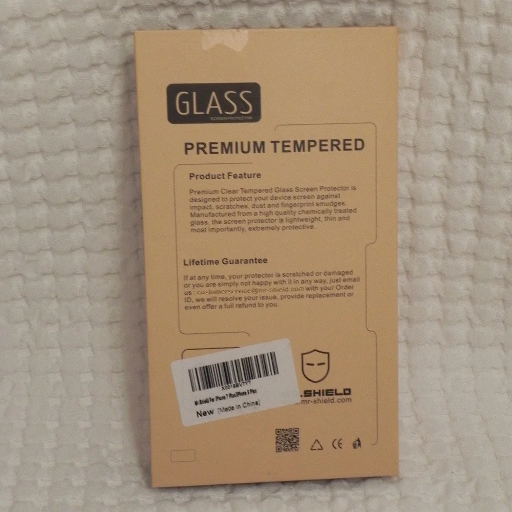 Mr. Shield Tempered Glass Screen Protector 3 Pack for iPhone 7Plus, 8Plus